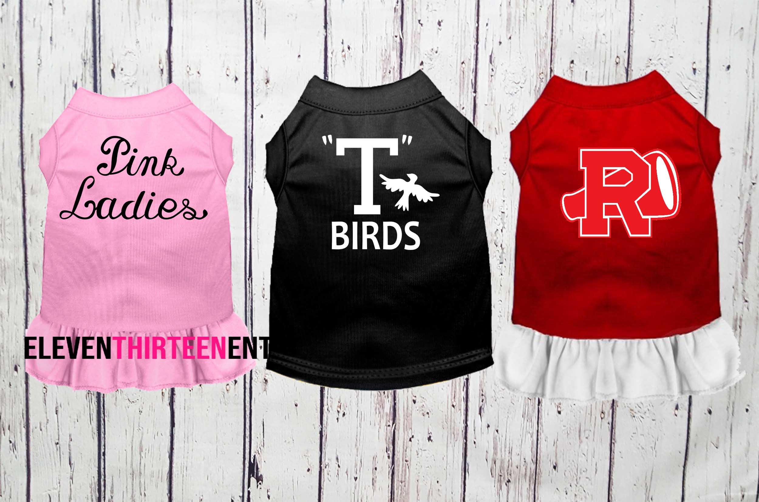 Grease Dog Costume Pink Ladies Dog Costume Dog Halloween Etsy