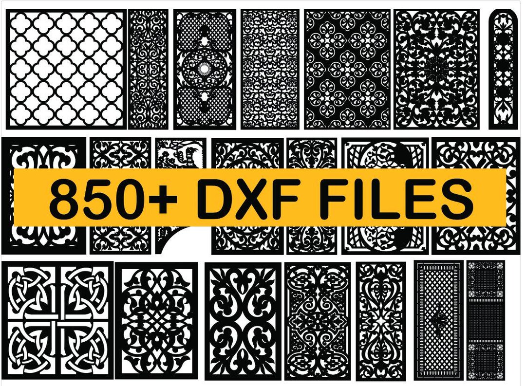 Cnc Files CNC DXF File Combo, Laser Cutting Files, Designs, DXF Download, Vector ...