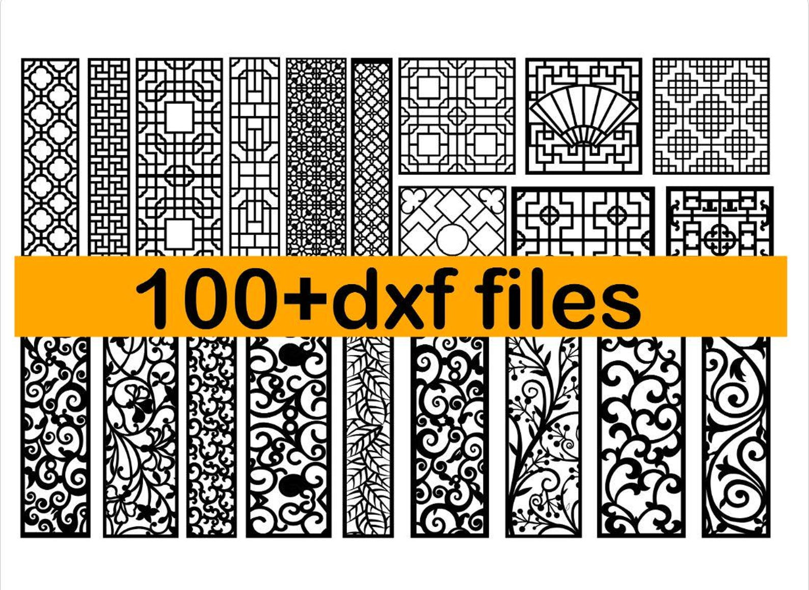 Dxf File Images CNC DXF File Combo, Laser Cutting Files, Designs, DXF Download, Vector ...