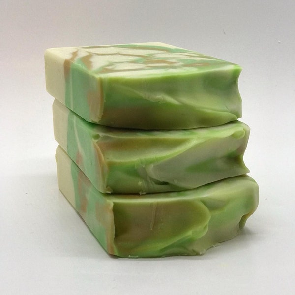 Coconut Lime Soap - handmade - cold processed - organic - oat oil - stocking stuffer -gift box - gift