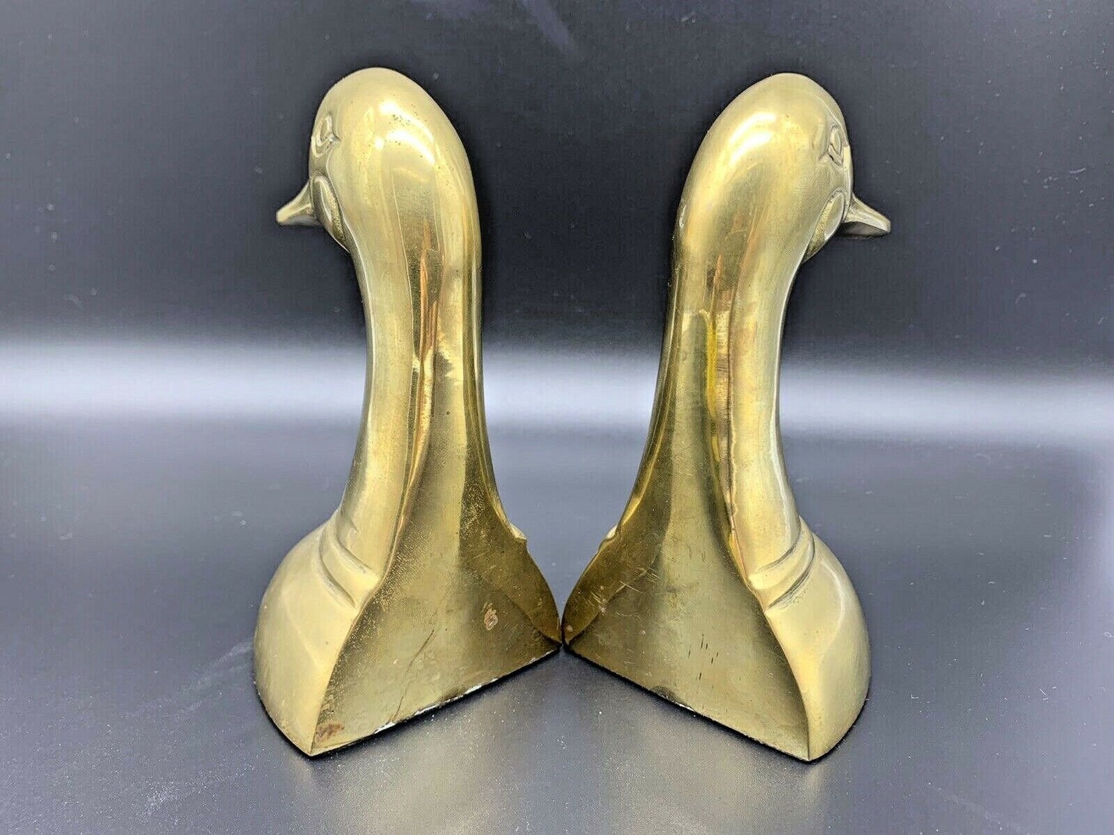 brass duck bookends brass duck bookends