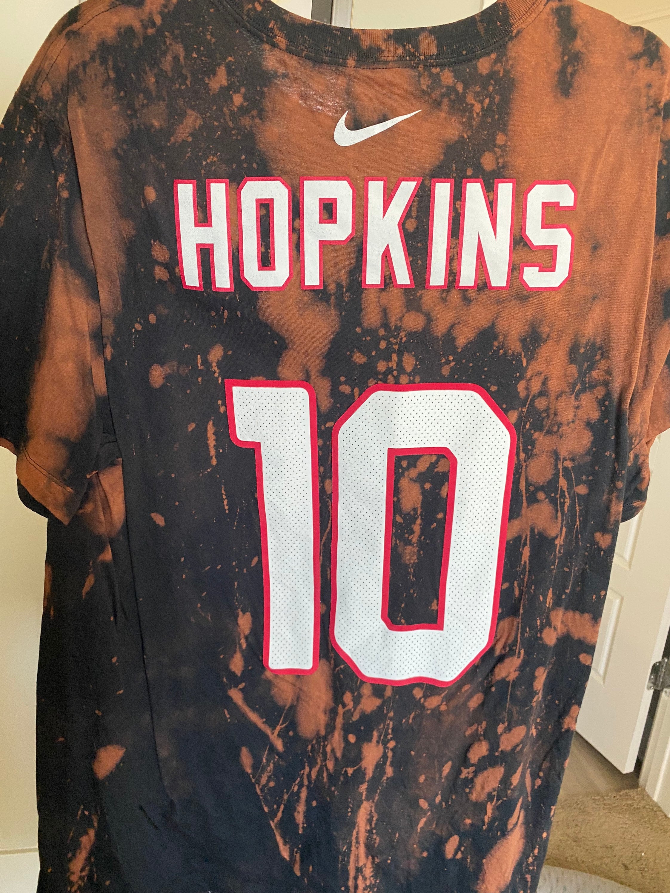 Nike Men's Tennessee Titans DeAndre Hopkins #10 Navy Game Jersey
