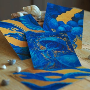 Ensemble de cartes postales - The Golden Estate