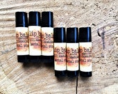 Natural Chapstick Herbal lip balm Mint Lavender Lemon Orange Vanilla Coconut Organic chapstick Essential Oil Lip Balm Healing