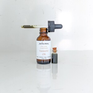 TAMANU OIL | organic, cold pressed, and unrefined | face, hair, and body oil | healing, repairing skincare | vegan | zero waste skincare