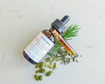 MORINGA + HELICHRYSUM Anti-Aging Face Serum | Organic Skincare | Reduces Wrinkles Fine Lines | Rebuilds Skin Collagen | Hydrates | Brightens