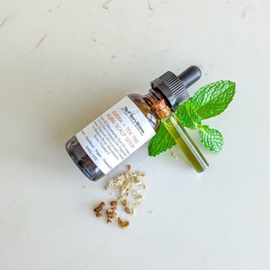 JOJOBA + TEA TREE Ailing Scalp Hair Serum | Burdock & Marshmallow Root | Itchy Scalp | Inflamed Scalp | Dandruff | Soothe | Heal | Dry Scalp
