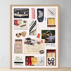 Editable Matchbook Poster Template | Blank Matchbook Canva Template | DIY Retro Matchbox Art | Custom Match Label Design | Instant Download