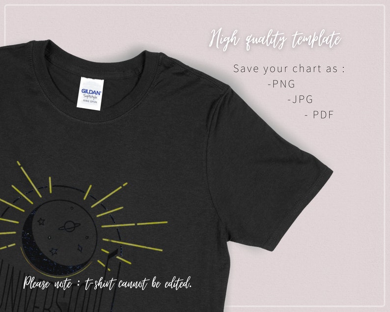 Download Editable Size Chart & Color Chart Gildan 64000 Softstyle Shirt | Etsy