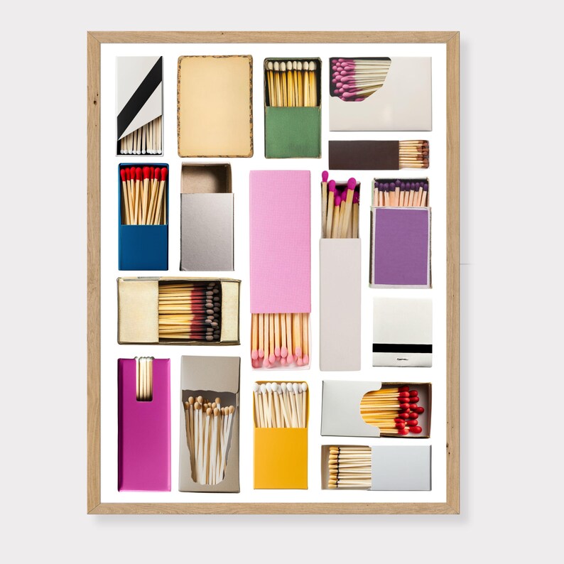 Editable Matchbook Poster Canva Template | Blank Matchbook Print ...