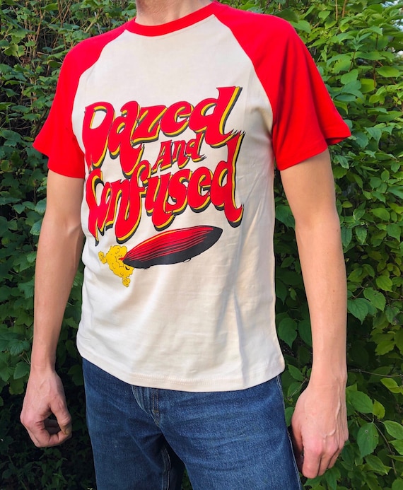 Dazed and Confused Ringer Tee A 70s Style Vintage Inspired Ringer