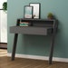 Home Office Desk with Drawer Small Floating Office Table for Study, Work, Lapting, Writing, Workstation Dark Grey 
