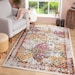 Vintage Turkish Area Rug Distressed | Transitional Chic for Living Room Multicolored / Yellow / Cream by JV Home Design