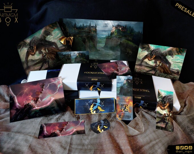 Nº7. CAJA TEMÁTICA Fourth Wing - Art Mgm Box - Producto No Oficial ...