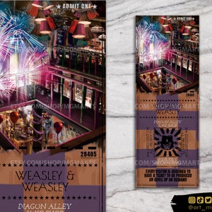 TICKET/LESEZEICHEN - Magic - Weas - Fan Art