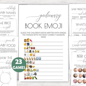 Baby Shower Games,Rustic Baby Shower Game Bundle,Minimalist Baby Shower Games,Printable Baby Shower Game Package,Baby Prediction,Baby Trivia