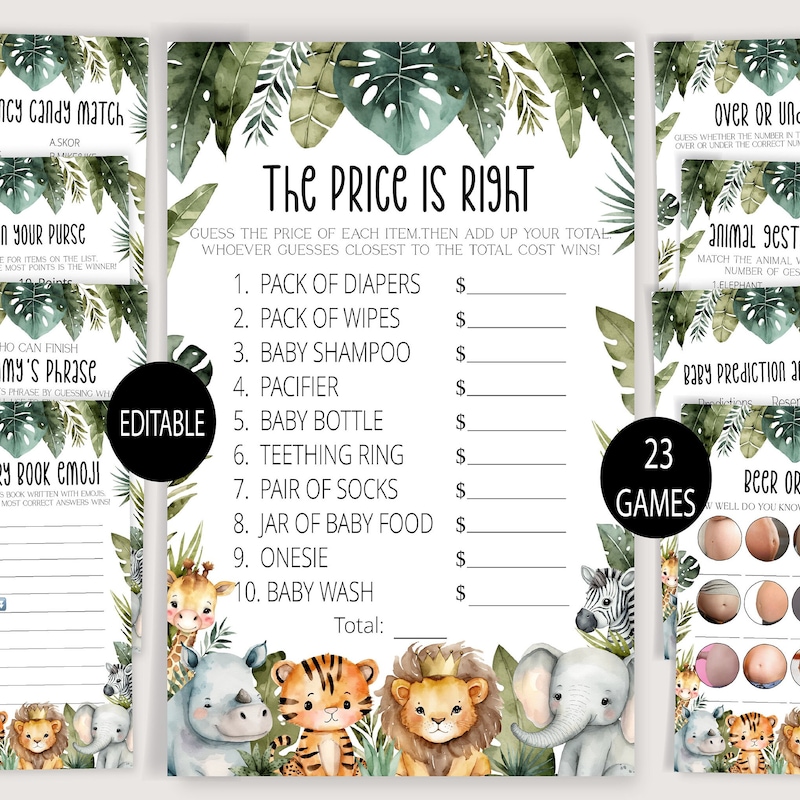 Jungle Safari Prices - Etsy UK