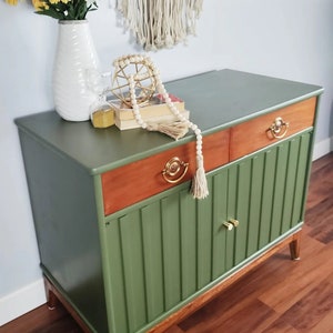 SOLD- Do Not Purchase - Refinished Broyhill Cabinet Buffet