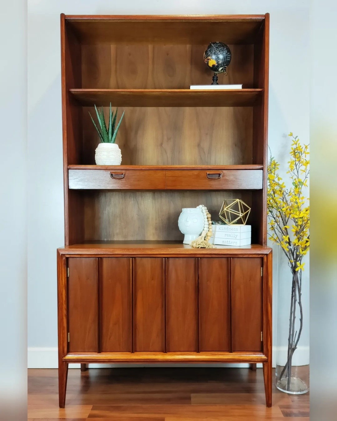 SOLD Do Not Purchase Restored Mid Century Modern Keller Hutch Etsy