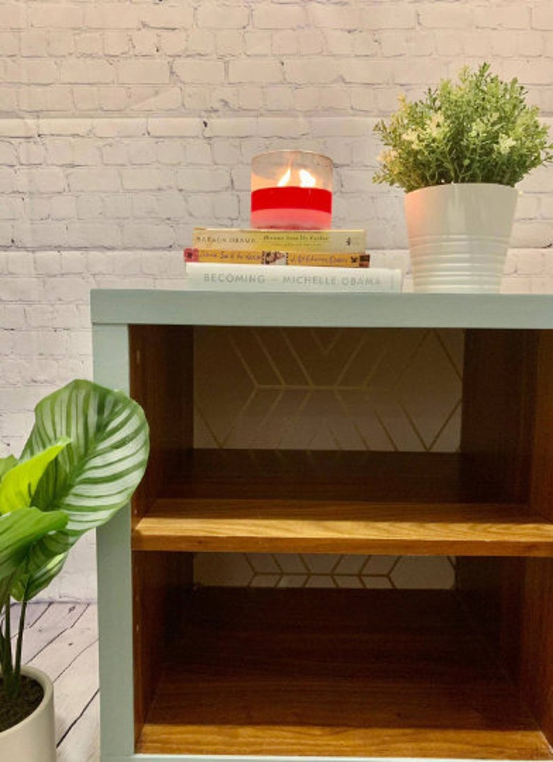 Custom Nightstand Rattan Cane Etsy