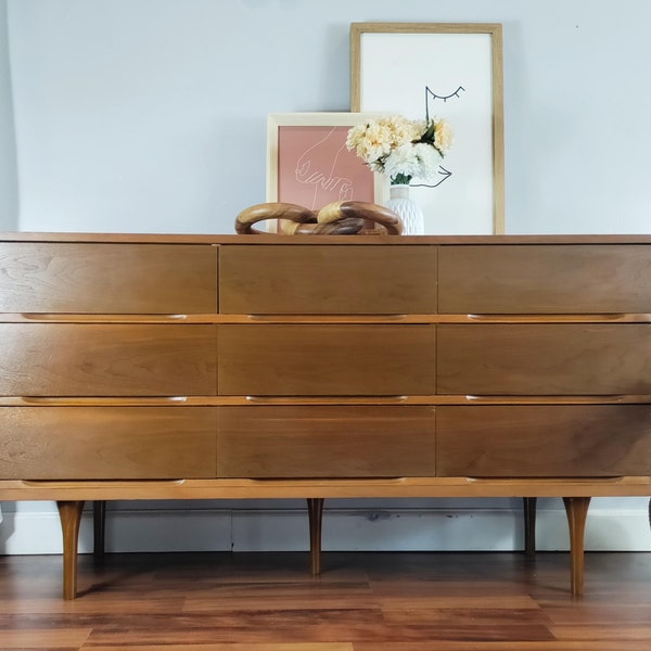 SOLD-Do Not Purchase - Restored Mid Century Modern Dresser