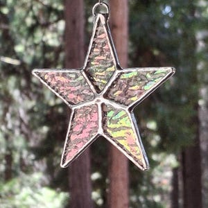 Irridized Sparkle Star with Polished Finish and Gift Box LEAD FREE!!!!