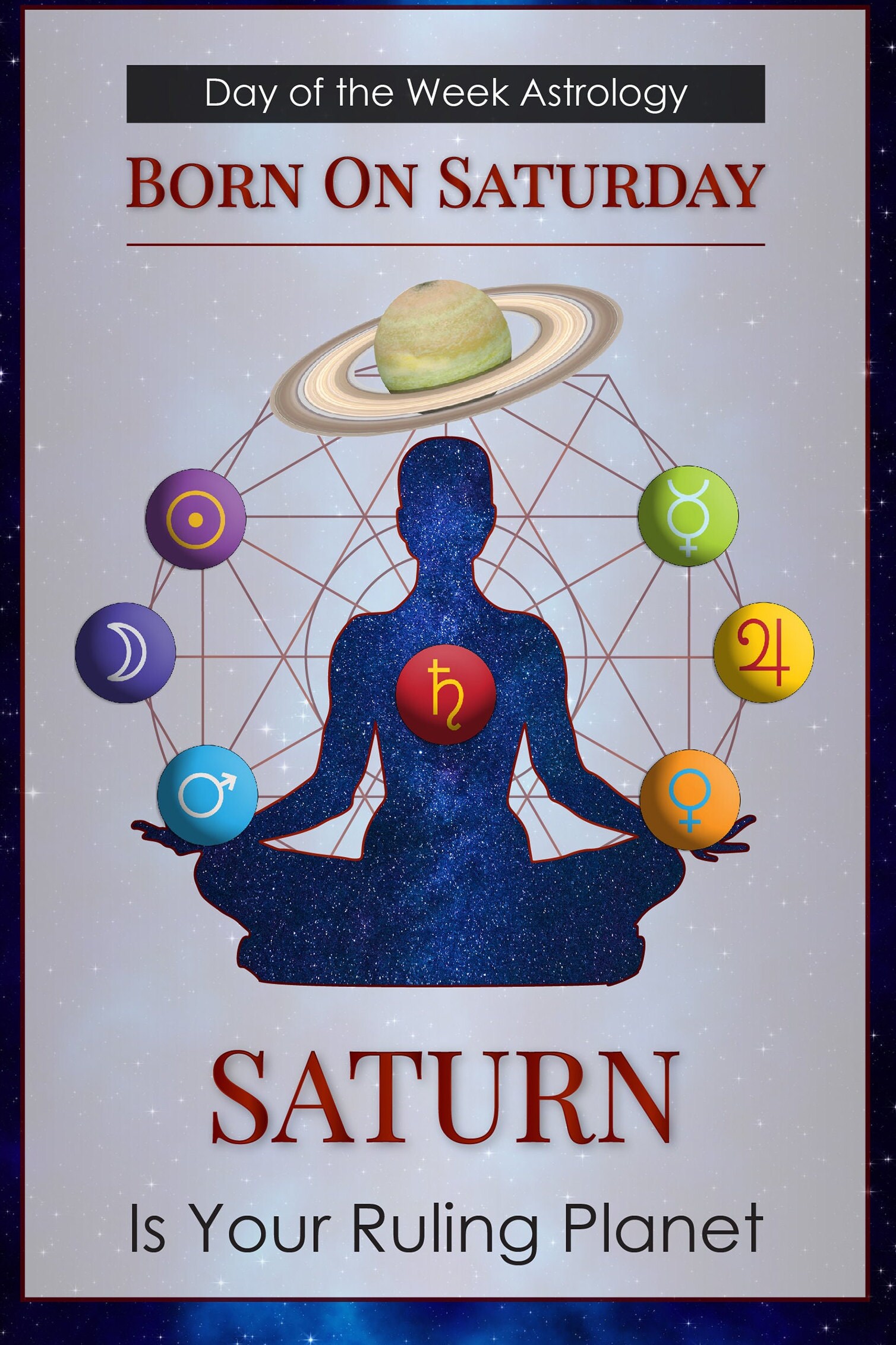 ASTROLOGY Reading for Those Born on Saturday Life PURPOSE Chart