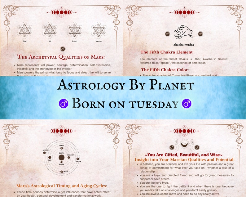 Meet MARS Your Ruling Birth Chart SOUL Purpose Natal Chart for