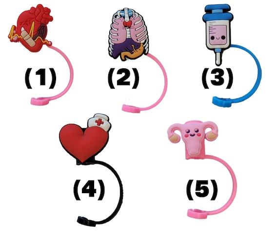 Straw Charms - Medical Straw Charms - Medical