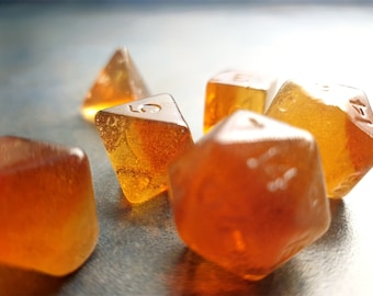 Cola Gummy Dice Set: Edible Polyhedral Dice