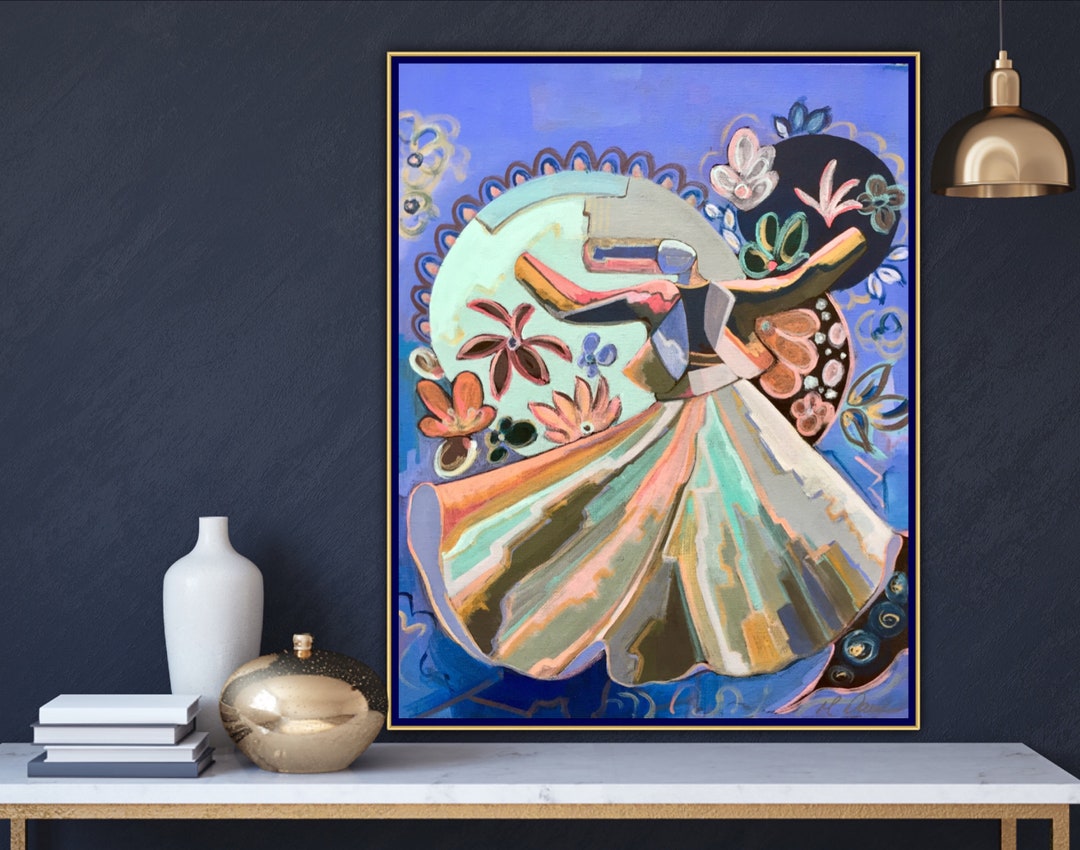 Original Painting, Abstract Art, Islamic Art, Acrylic Painting