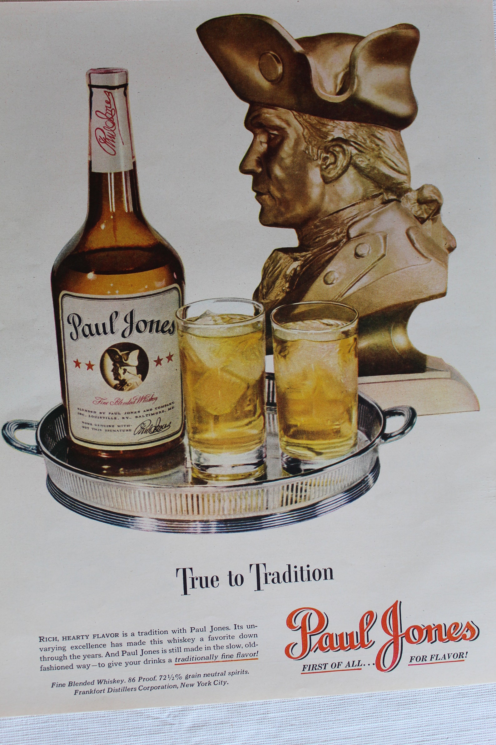 1947 Paul Jones Whiskey Ad from Life Magazine November 1947 Etsy
