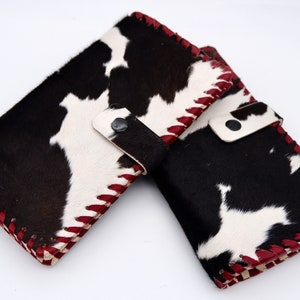 Monedero de piel de cabra/piel de vaca para mujer/cartera de mujer, billetera de cuero larga con muchos compartimentos/cartera organizadora con cremallera, regalo para mamá.