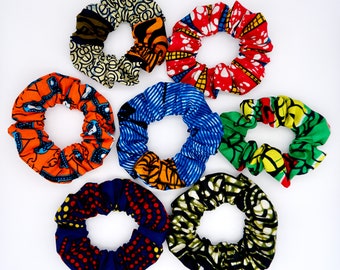 Coleteros con estampado africano: Coleteros de algodón Ankara