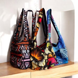 Afrikanischer Print Cross Bag Ankara Umhängetasche
