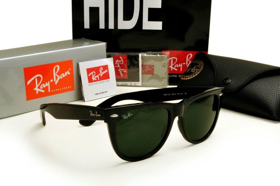 Ray Ban Wayfarer Black Classic Sunglasses - 901 RB2140 - 50mm 54mm