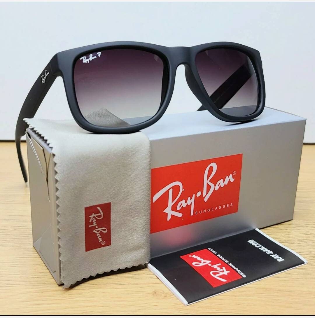 Ray-ban Justin Wayfarer RB4165 622/T3 54mm Grey Gradient | Etsy Australia