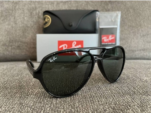 Sunglasses Ray Ban Cat 5000 BLACK Frame 