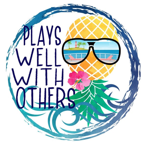 Pineapple for Cruise Door Etsy