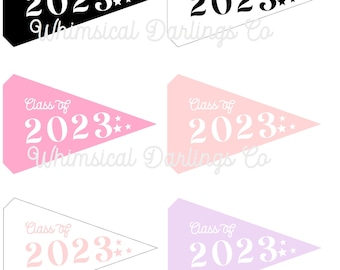 Bandiera stendardo classe 2023 stampabile // Bandiera stendardo laurea // Bandiera stendardo laureato // Bandiera stendardo classe 2023