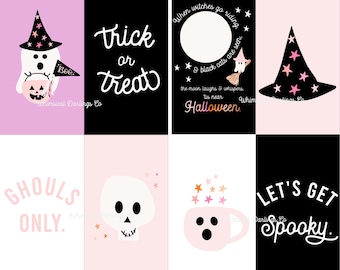 Halloween Print Bundle // Halloween Prints // Halloween Decor // Halloween Gallery Wall // Halloween Printables // Trick or Treat Sign