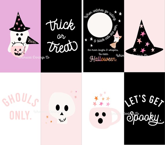 Halloween Print Bundle // Halloween Prints // Halloween Decor // Halloween Gallery Wall // Halloween Printables // Trick or Treat Sign