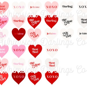 Printable Valentine’s Day Cards // Mini Valentine's Day Hearts