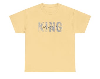Jesus is king T-Shirt | Typography Graphic Tee