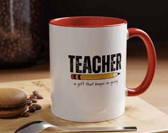 Koffiemok voor leraren: cadeau voor leerkrachten, kerst