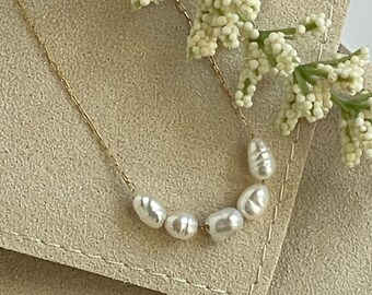 His Precious Promises, Pearls Necklace, Gold Chain