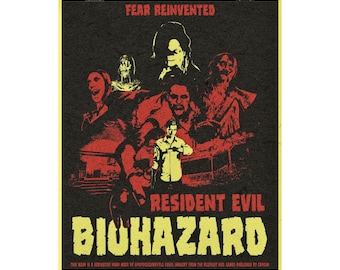 Resident Evil 7: Biohazard / Lámina artística original de 20 x 25 cm (8" x 10") del videojuego Resident Evil 7 (2017)