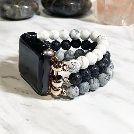Apple Watch Beaded Band Custom Creation Personalized Gift Gemstone