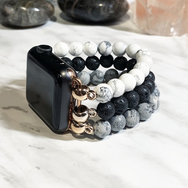 Apple Watch Beaded Band | Custom Creation | Personalized Gift | Gemstone Apple Band | Beaded watch band | custom