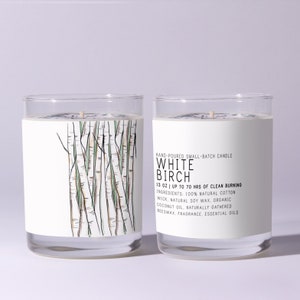 White Birch - Just Bee Candles - Soy Candle | Scented Candles | Scented Soy Candle | Natural Candle